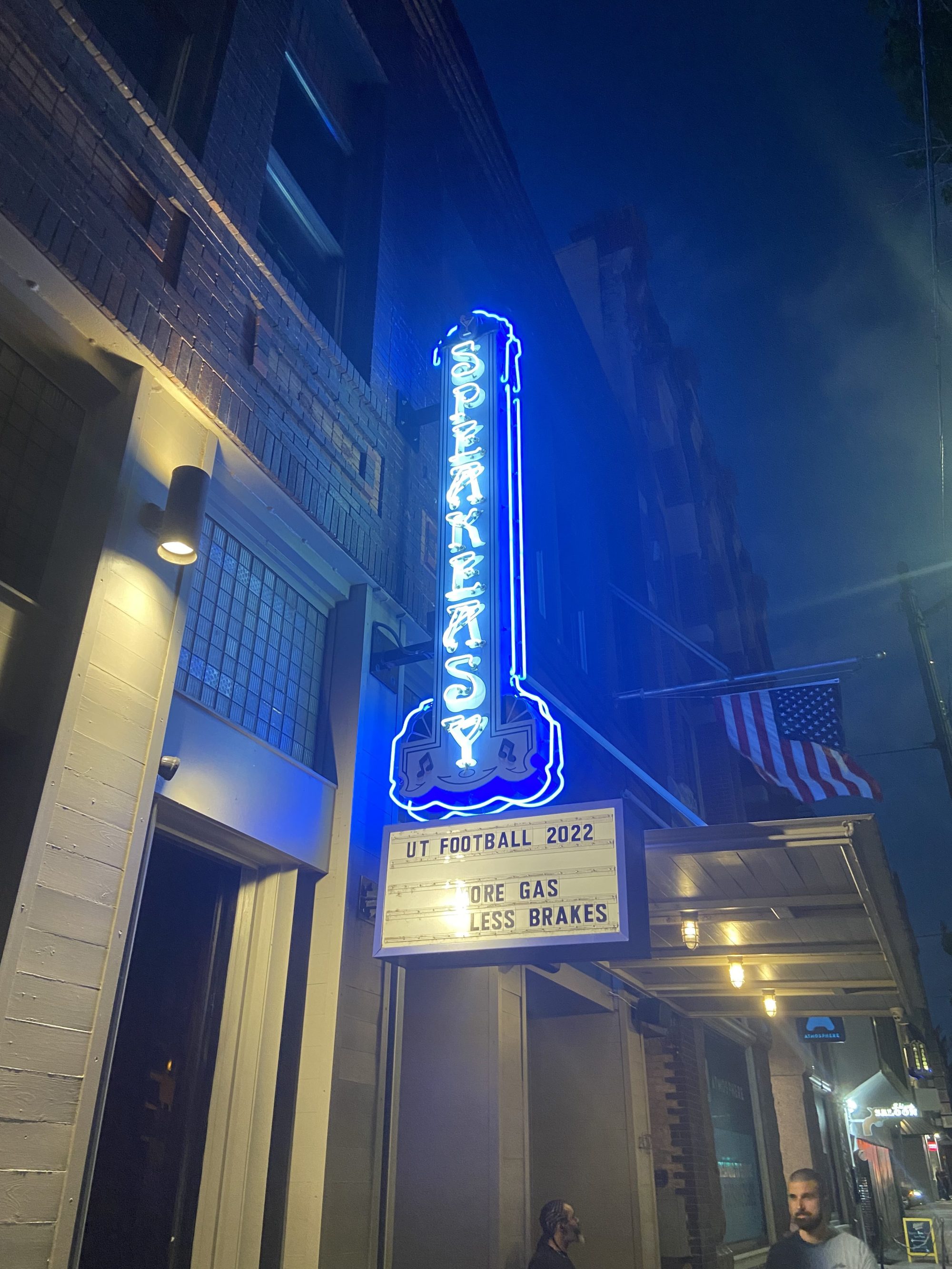 Photo Ghost Hub 8 Austin a store front at night